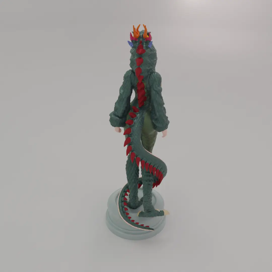 Creality Cloud Exclusive Model - Chinese Dragon Girl