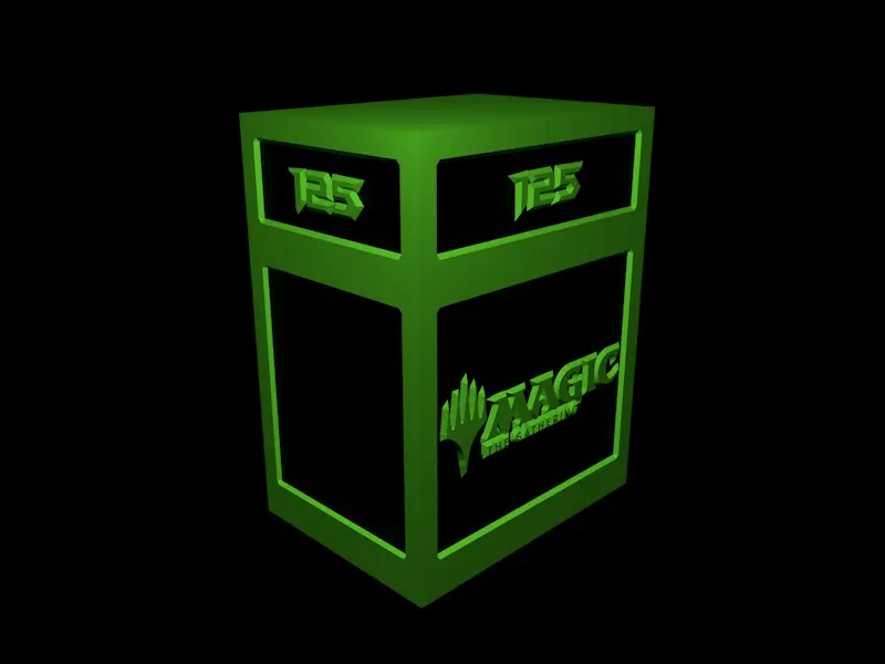 Board Games & Card Games STL Download - Card Box V2 - Magic - 125 Cards ...