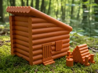 Log hut