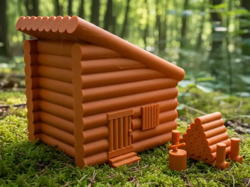 Log hut