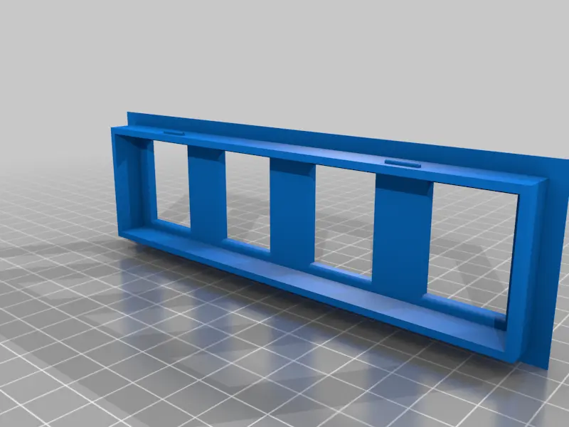 Backbox and Faceplate for 4 x KCD4 toggle switches