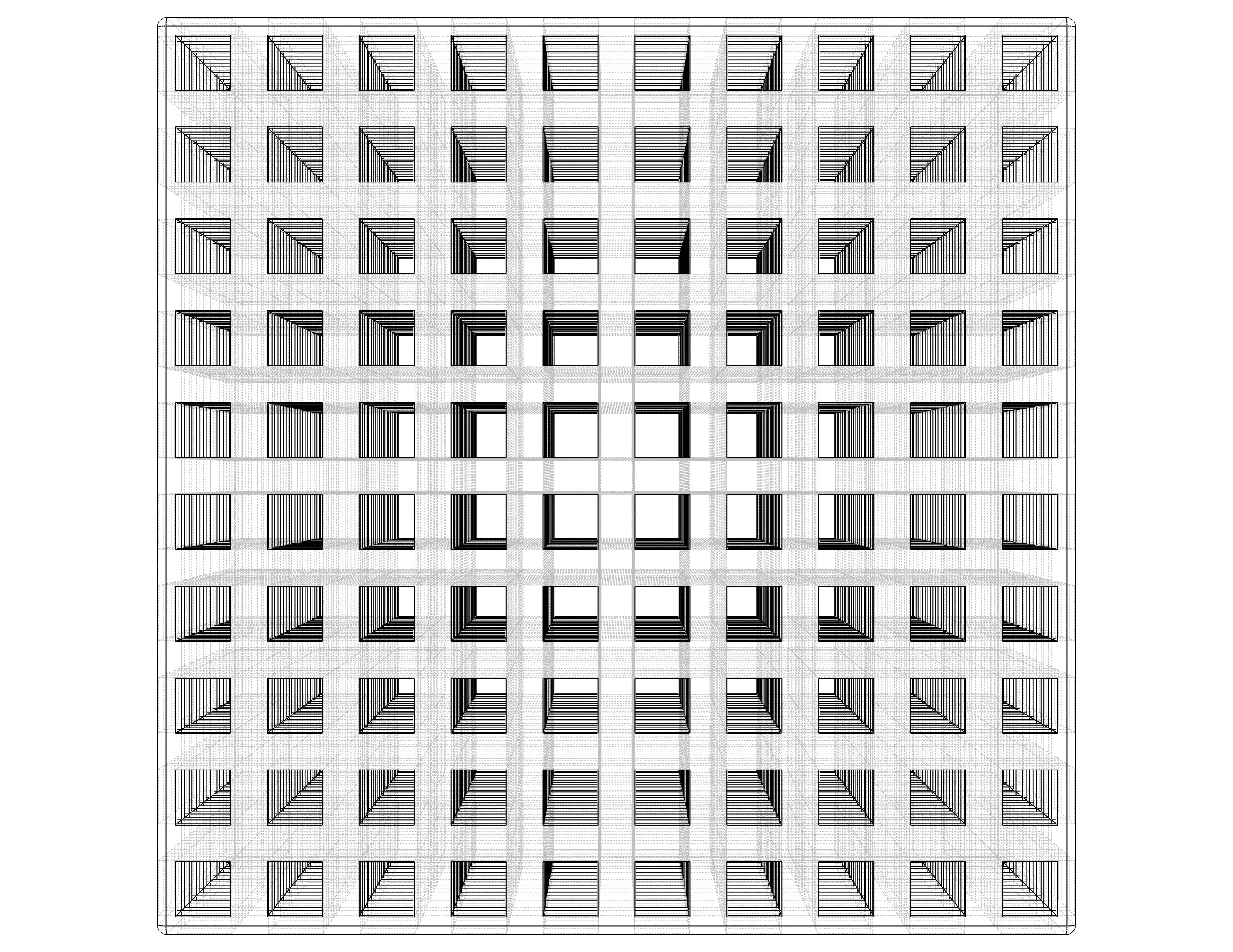 Simple Cubic Lattice Structure