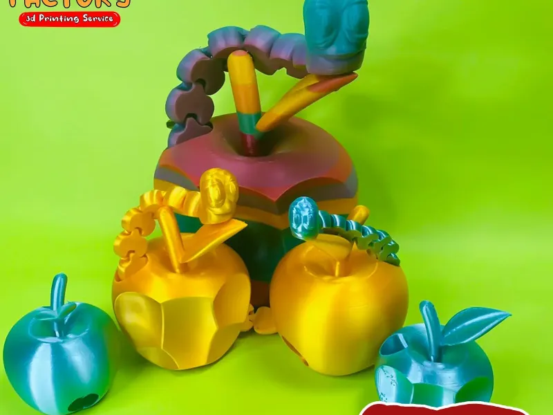 FLEXI PRINT-IN-PLACE APPLE WORM ARTICULATED