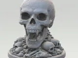 Vampire Skull Headphones Stand-2
