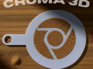 Chrome stencil - Coffee