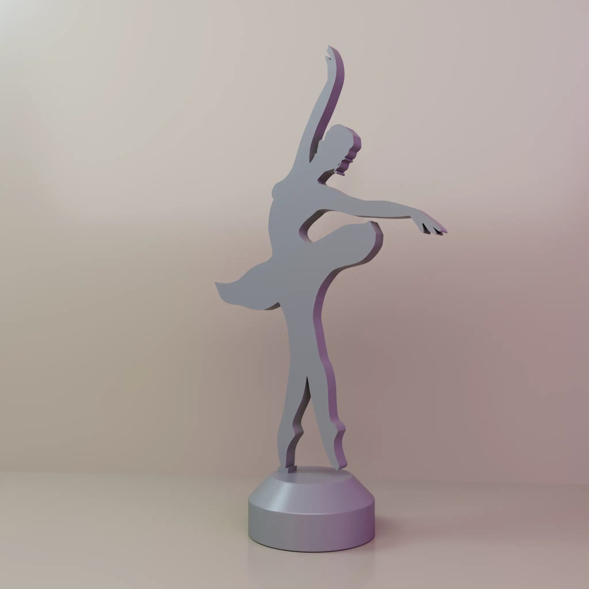 BALLERINA DANCER, DECORATION, DESK DECORATION