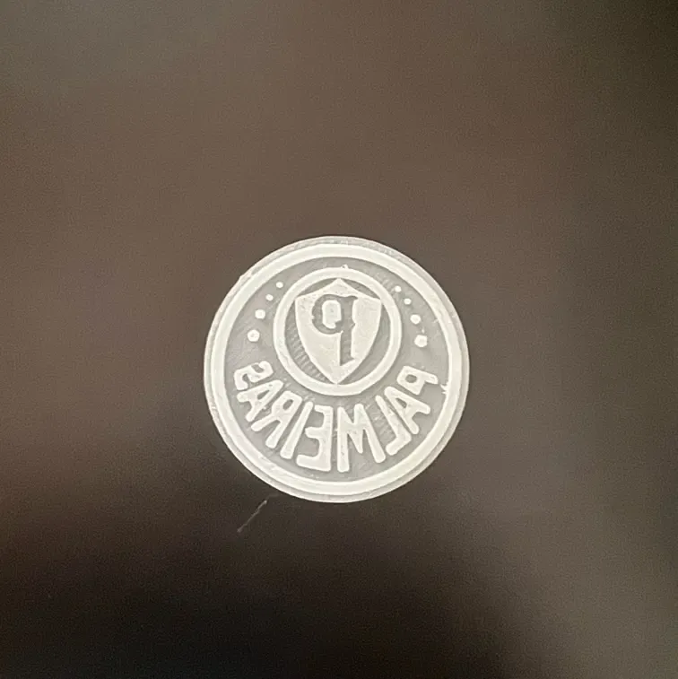 Cortador de galletas con el escudo de Palmeiras