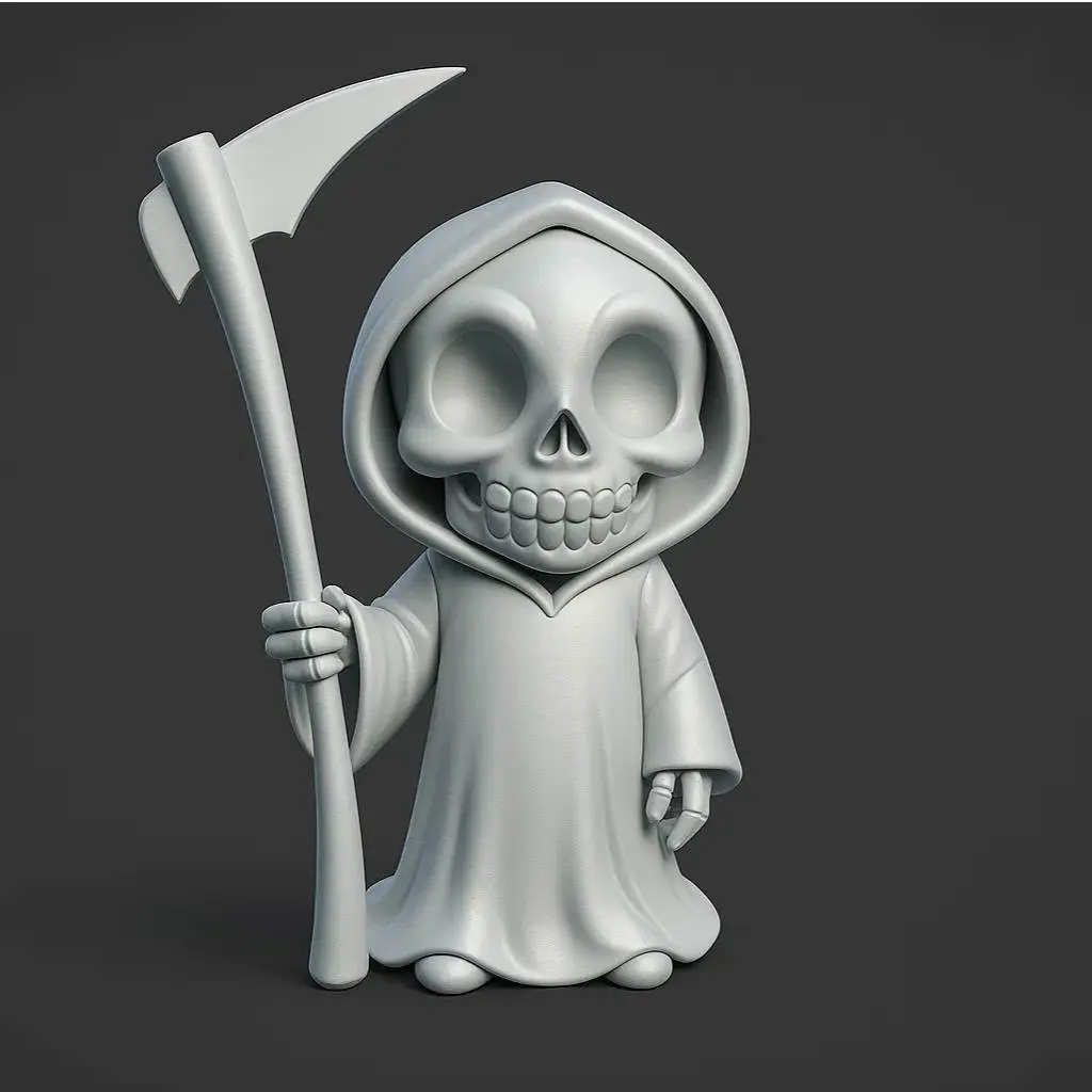 Characters & Creatures STL Download - Grim Reaper (Halloween)by ...
