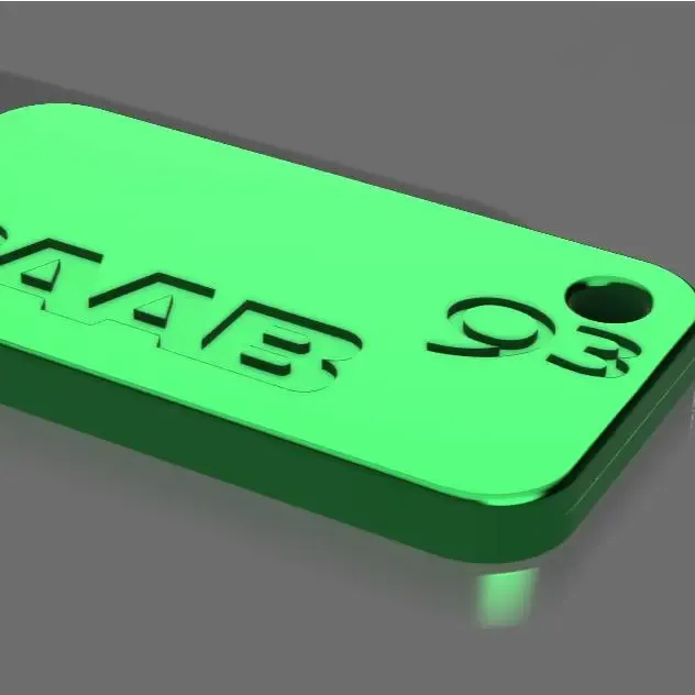 Saab 9-3 Keychain