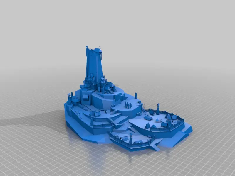 norsen island fort - man'o'war - terrain