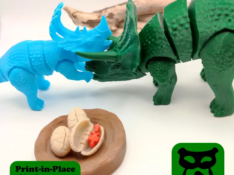 Triceratops + Sinoceratops Flexi