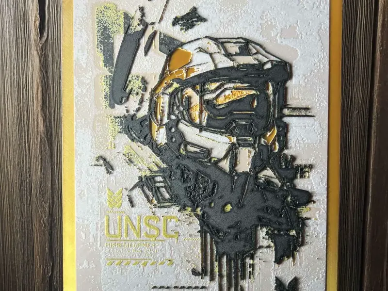 Halo UNSC Misriah Armory Hueforge Wall Art | Master Chief-In