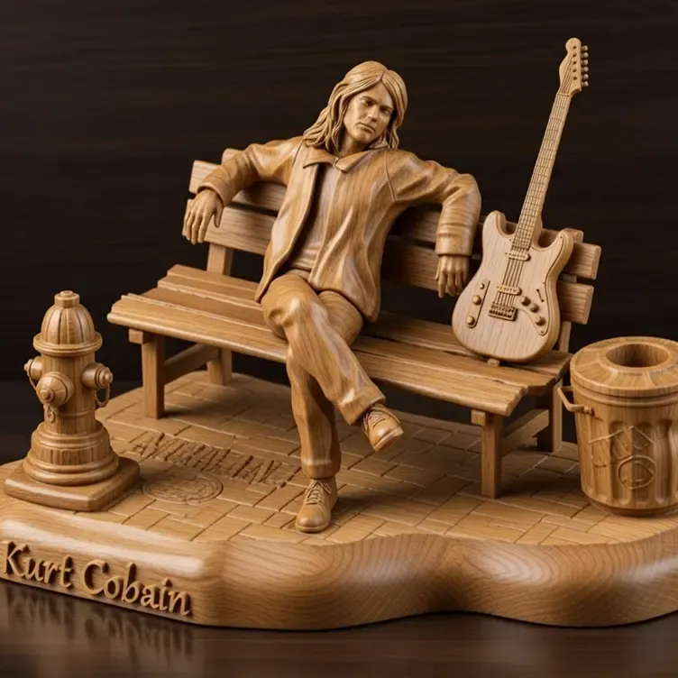 Nirvana Kurt Cobain Diorama