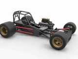 Diecast Supermodified front engine race car Base Scale 1:25-8