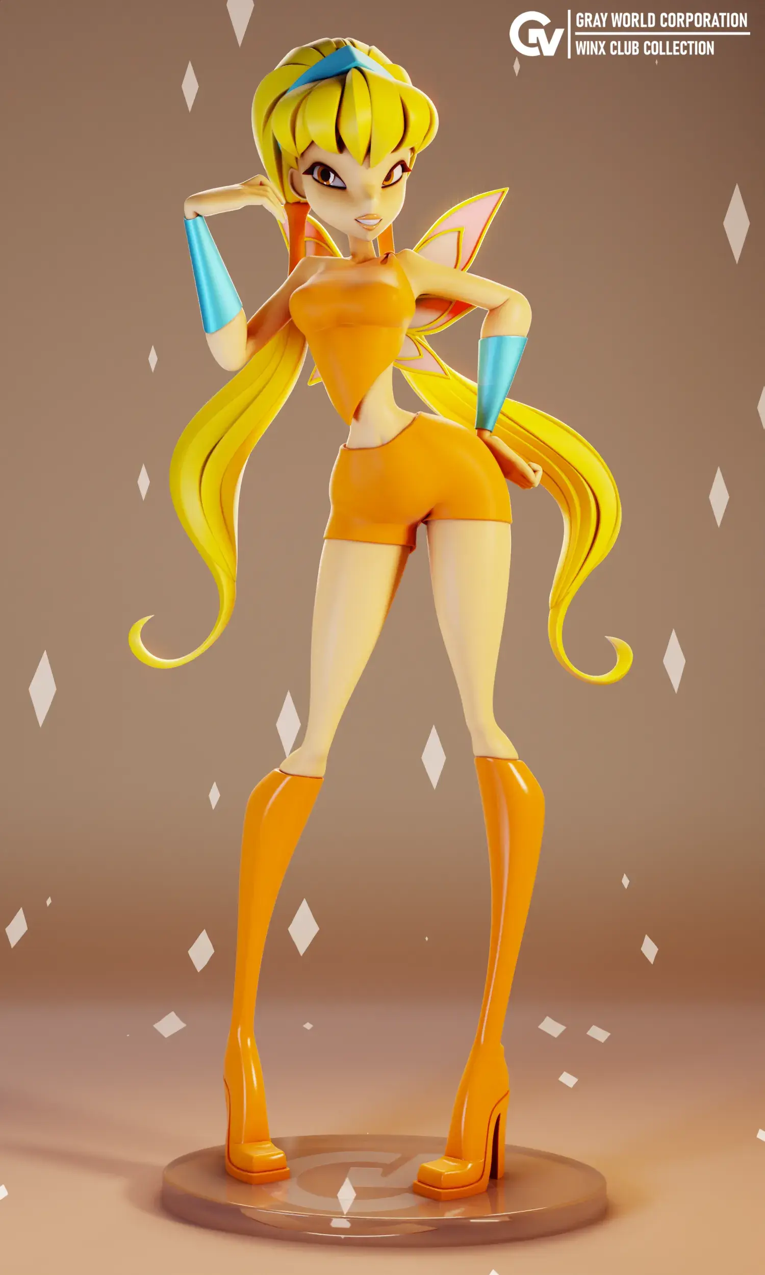 Characters & Creatures STL Descarga - Stella Fairy Form