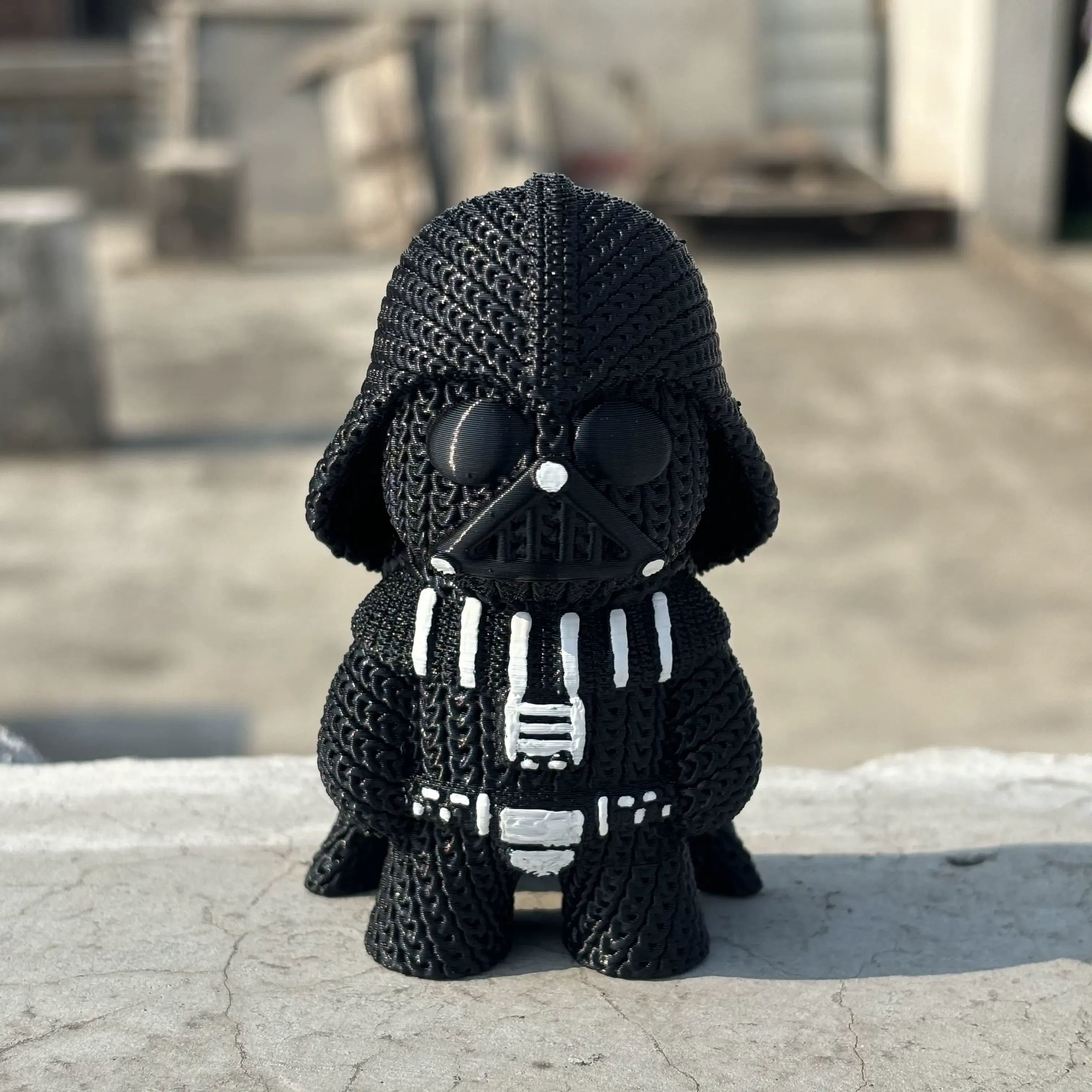 Knitted Starwars (Stromtrooper, Mandalorian, Darth Vader)