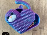 BOÎTE À BIJOUX TRICOTÉE EN FORME DE COEUR DE CHATON / MULTI PIÈCES-3
