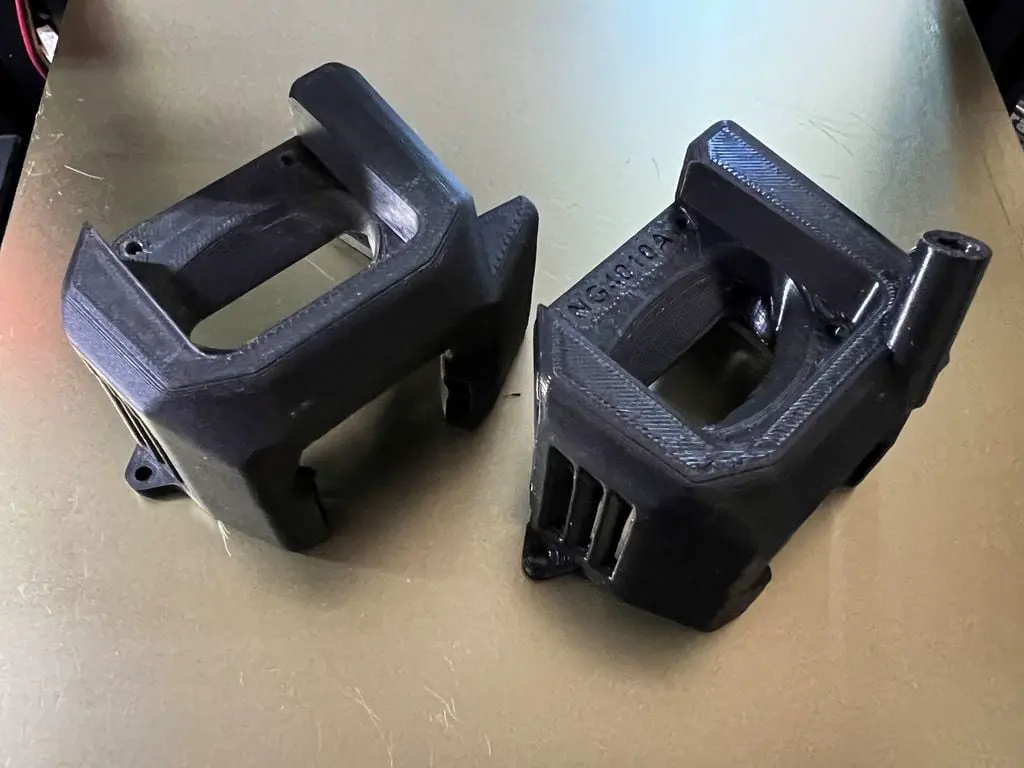 Fan shroud with scope camera mount for Micro Swiss NG Extrud