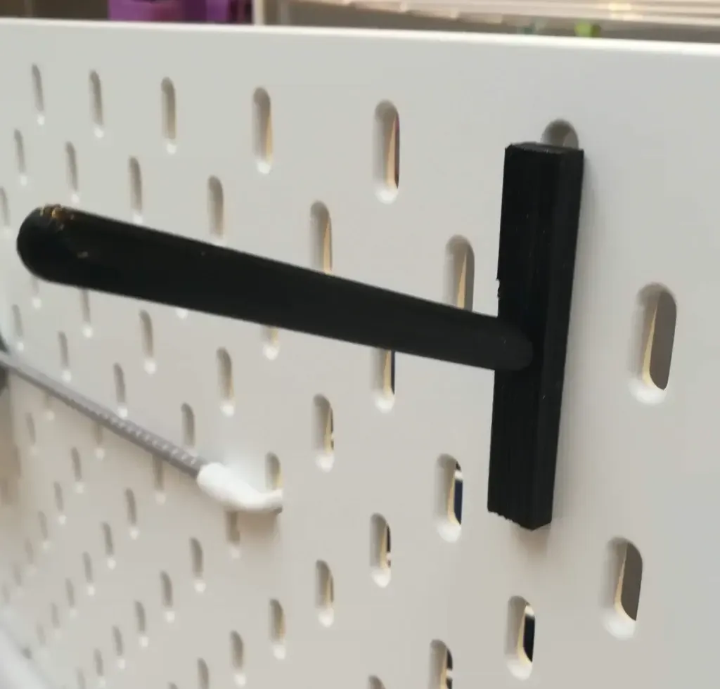 Ikea skadis - wire spool holder