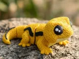 Cute Flexi Knitted Gecko 🦎-5