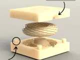 ABHA RODIN COIL MOLD SILICONE - 260 X 260 X 90 MM 24 TURNS-3