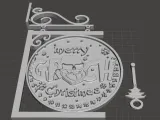 christmas grinch countdown hanging sign-3