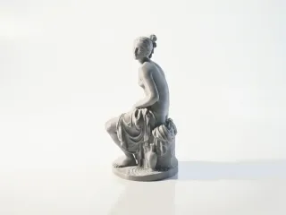 Nymph Classical Sculpture Statue 3D Printable