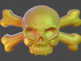 Skull Pirate Big Handle Door -0