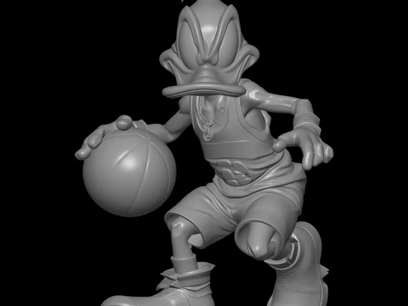Daffy Duck basketballer