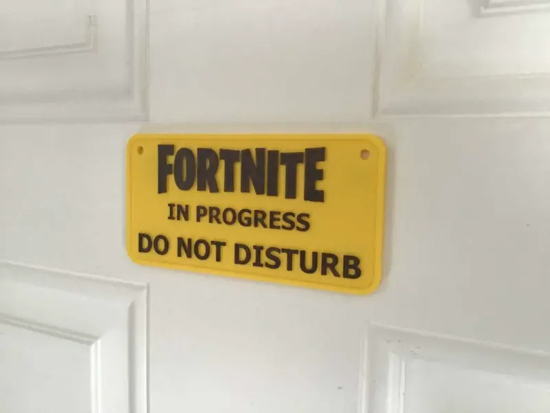 Fortnite In Progress Sign