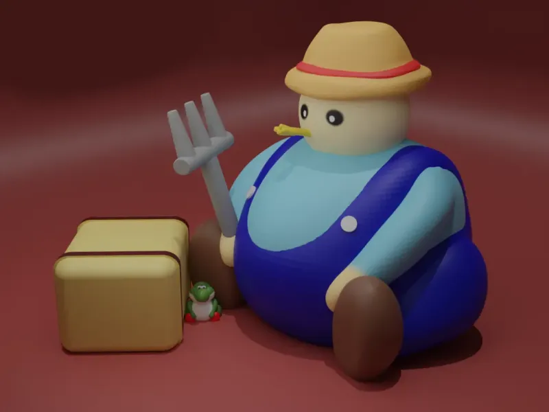 Farmer Chonk - MEME - CREALITY CLOUD EXCLUSIV