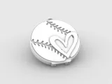 Soda Tab Opener Keychain I love Baseball-3