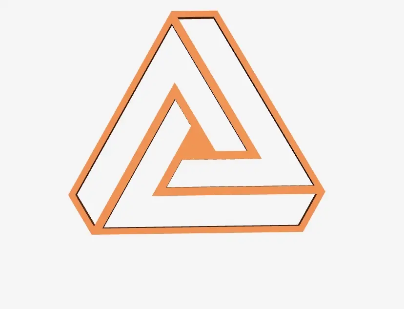 Illusion Dreieck Penrose