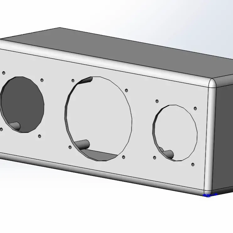 Subwoofer housing with passive radiators