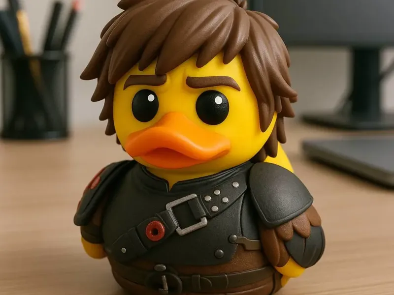 Rubber Duck - Hiccup Horrendous Haddock III - 3D print