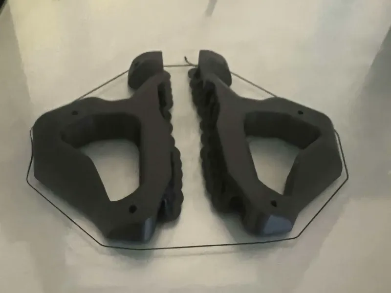 Angled foregrip for airsoft