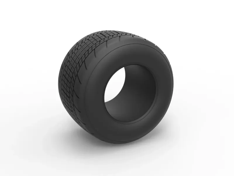 Dirt Sprint racing tire 19 Scale 1:25