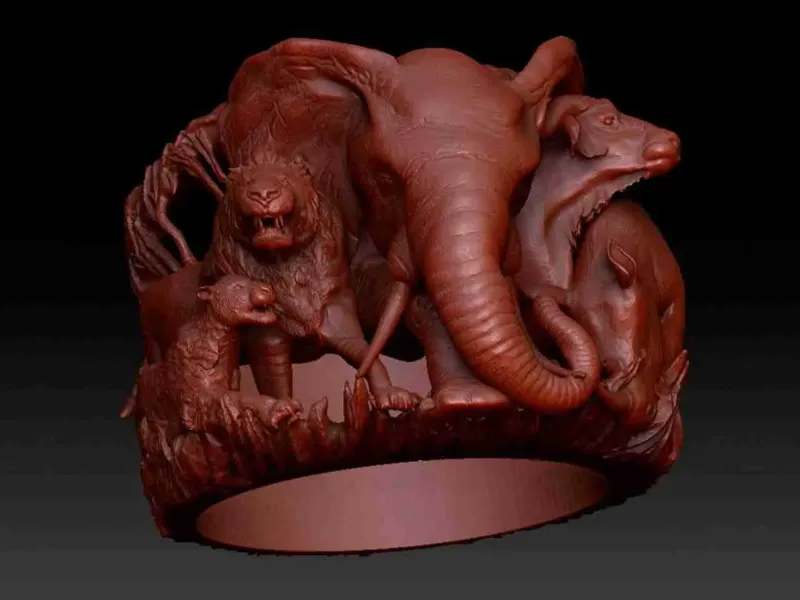 JUNGAL BOOK RING