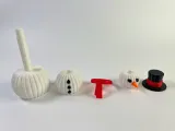 Moderner modularer Schneemann-1