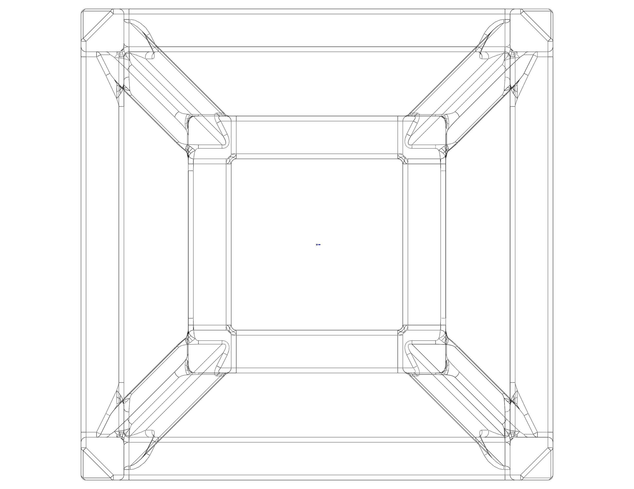 SQ Tesseract Hypercube