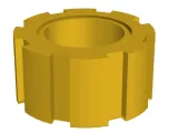 Gear type III Fidget Ring Spinner with rotary core-2