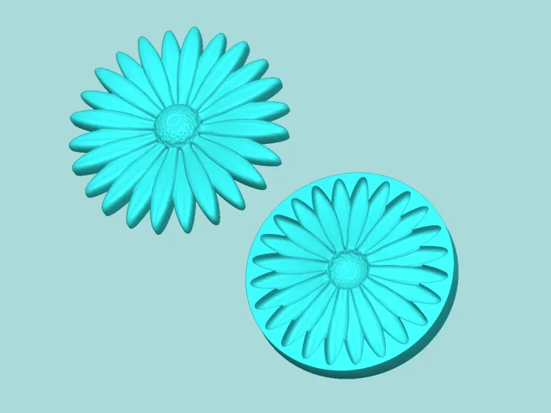 Margarita Flower 06 - Mold Silicon Maker - Template