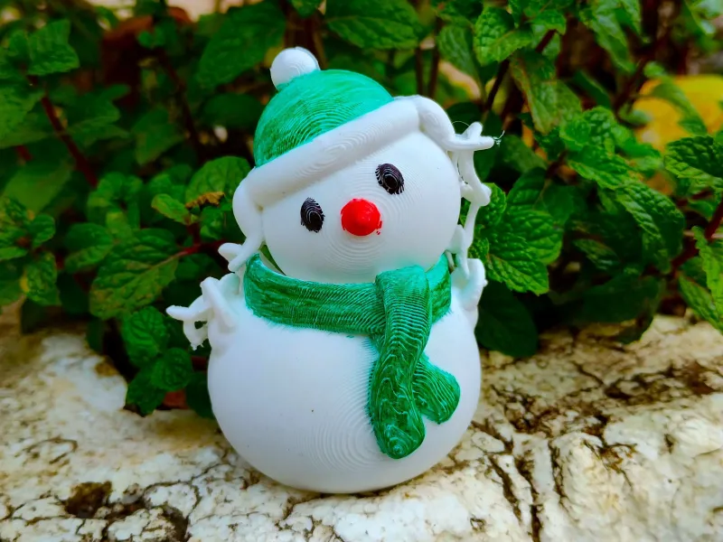 Speciale Natale - Pupazzo di neve flessibile