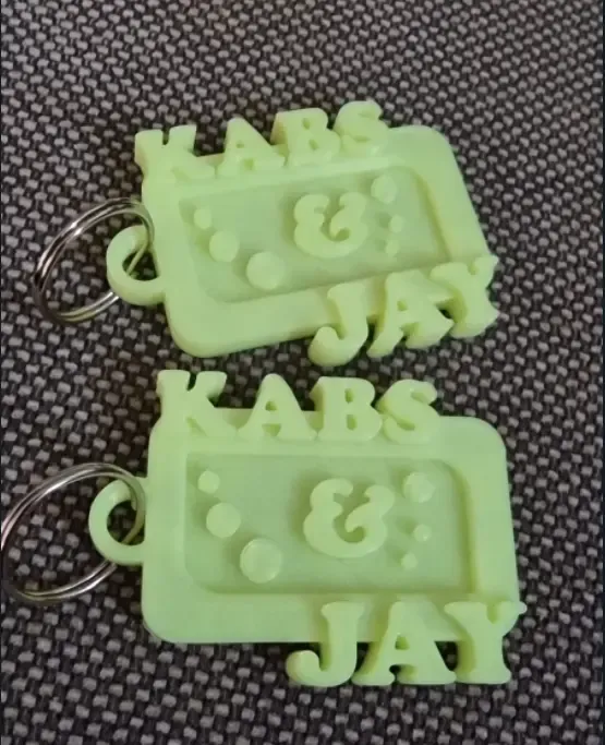 Kabs and Jay Key Chain