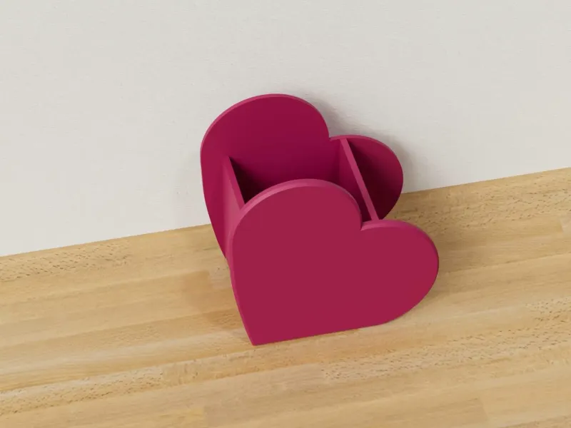 Valentine's Day heart box