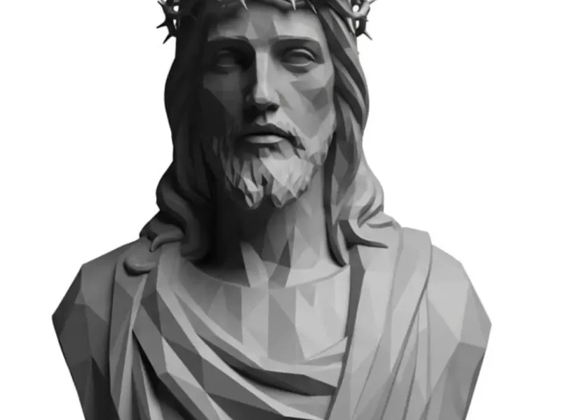 sculpture of jesus christ