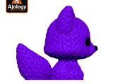 Knitted Cute Fox – STL & 3MF Files for 3D Printing-5