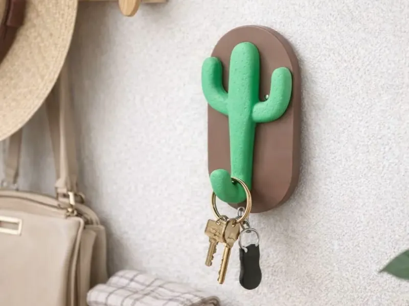Cactus Wall Hook - Cute Wall Hook for Home Decor