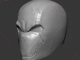 Red Hood Helmet- Halloween Costume Cosplay Mask-2