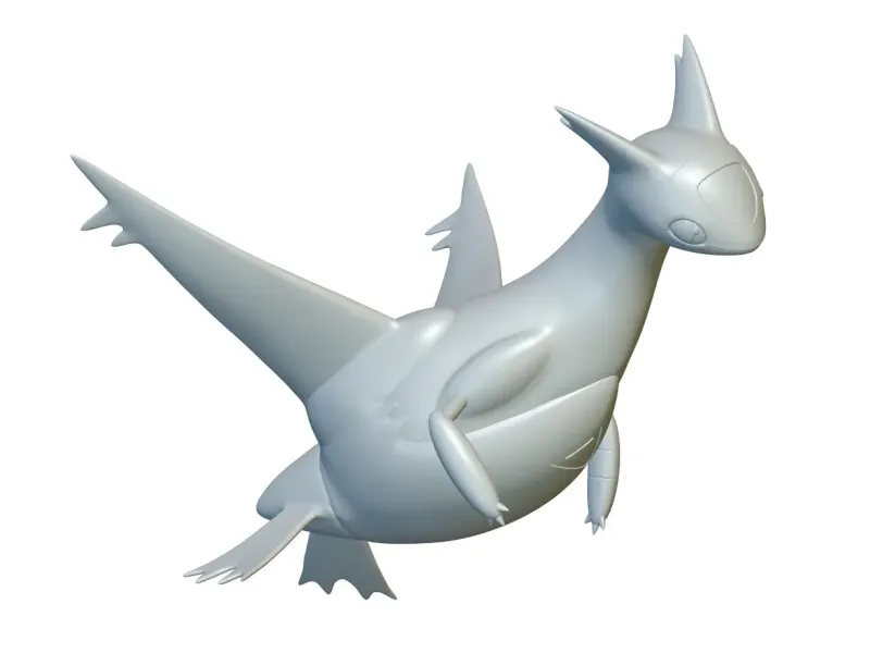 Pokemon Latias #380 - Ready for 3D Printing!